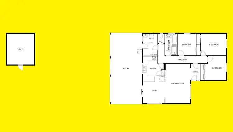 Floorplan of Homely house listing, 4 Mansell Drive, Mildura VIC 3500