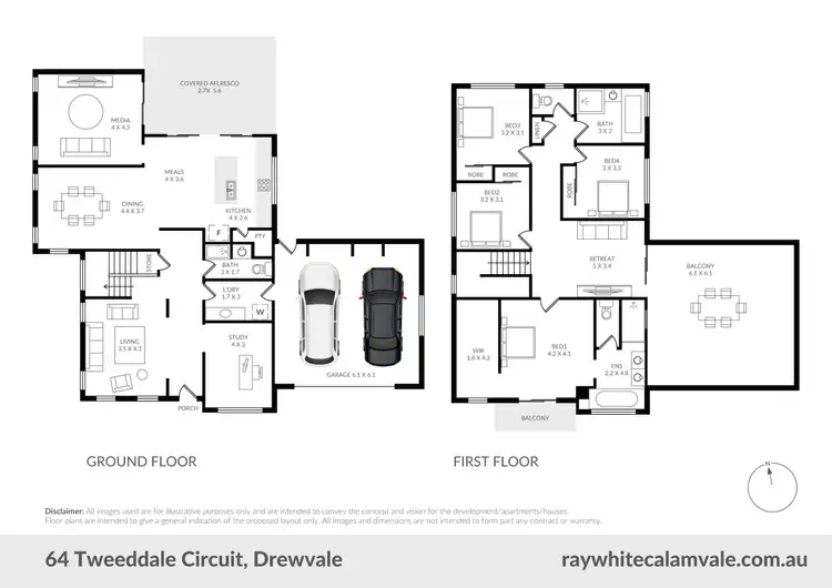 Floorplan of Homely house listing, 64 Tweeddale Circuit, Drewvale QLD 4116