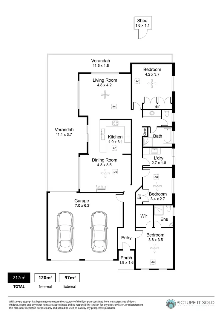 Floorplan of Homely house listing, 10 Monterey Drive, Munno Para West SA 5115