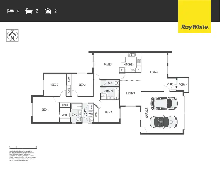 Floorplan of Homely house listing, 129 Lampard Circuit, Bruce ACT 2617
