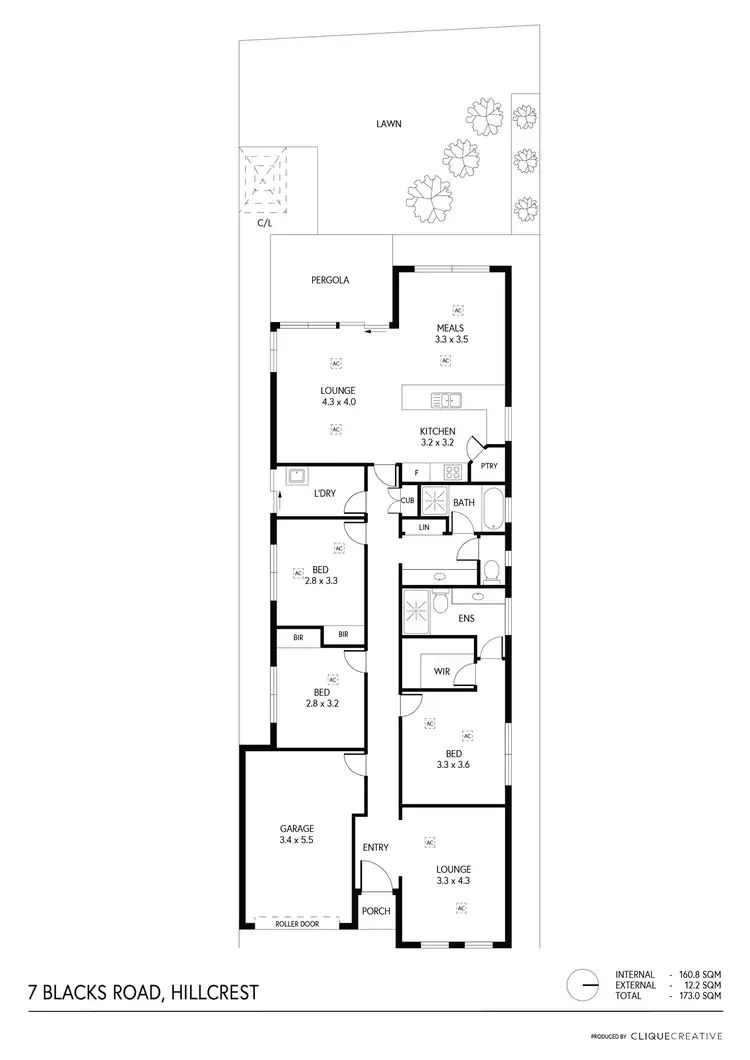 Floorplan of Homely house listing, 7 Blacks Road, Hillcrest SA 5086