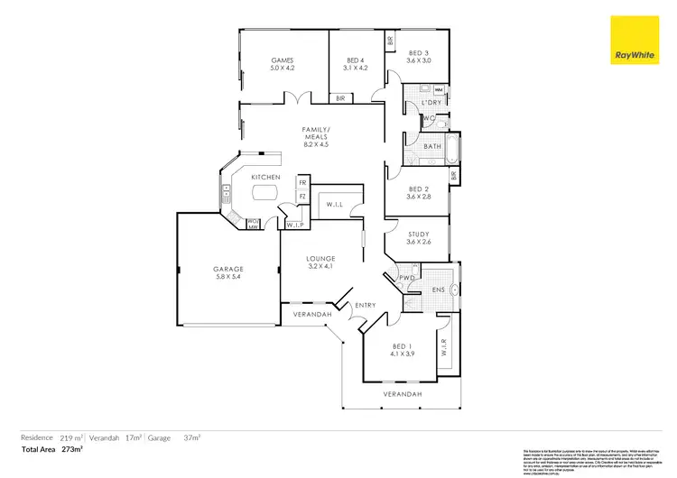 Floorplan of Homely house listing, 16 Chatsworth Gate, Canning Vale WA 6155