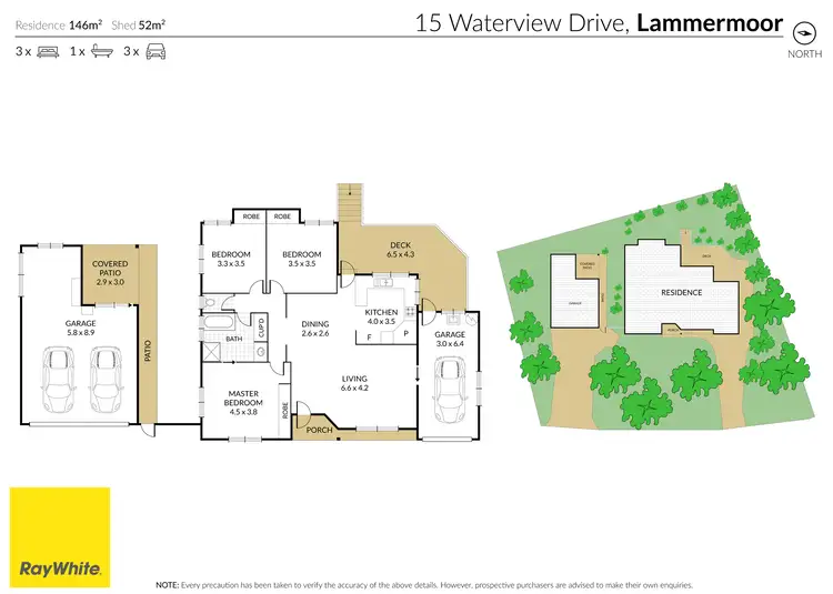 Floorplan of Homely house listing, 15 Waterview Drive, Lammermoor QLD 4703