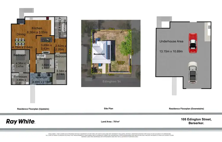 Floorplan of Homely house listing, 105 Edington Street, Berserker QLD 4701