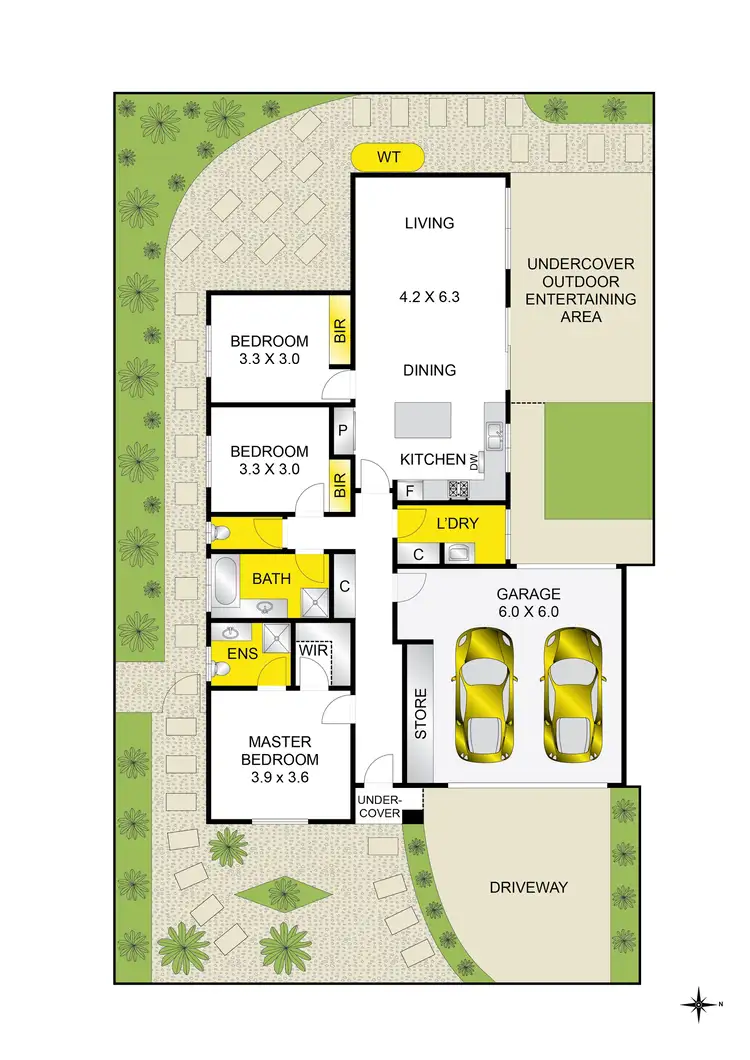 Floorplan of Homely house listing, 2 Balblair Drive, Grovedale VIC 3216