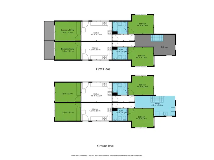 Floorplan of Homely block of units listing, 14 James Street, Scarborough QLD 4020