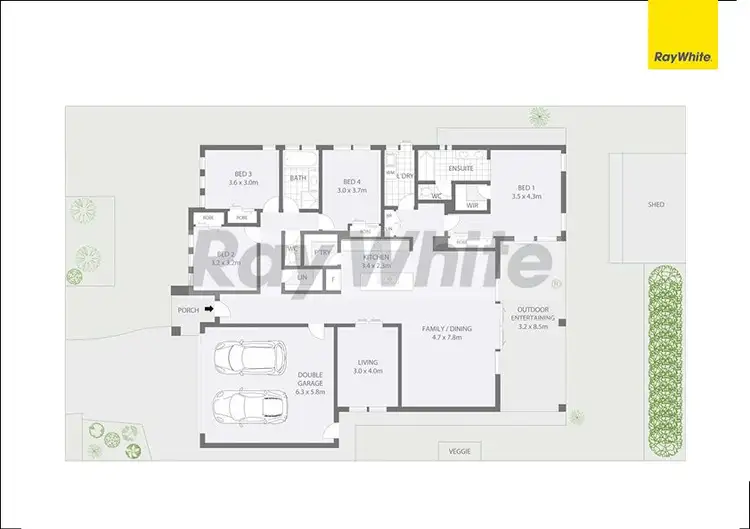 Floorplan of Homely house listing, 15 Manooka Drive, Rainbow Beach QLD 4581