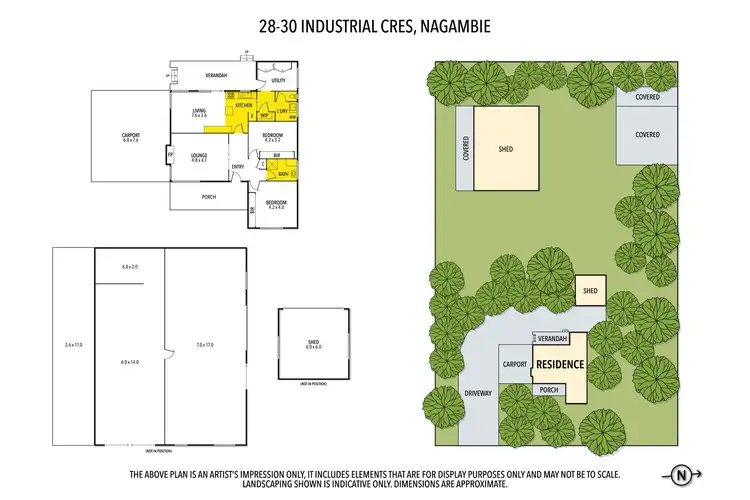 Floorplan of Homely other listing, 28-30 Industrial Crescent, Nagambie VIC 3608