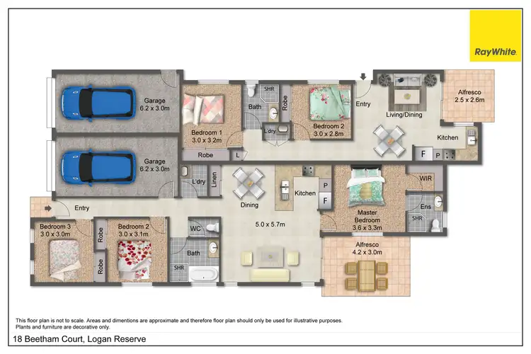 Floorplan of Homely house listing, 18 Beetham Court, Logan Reserve QLD 4133