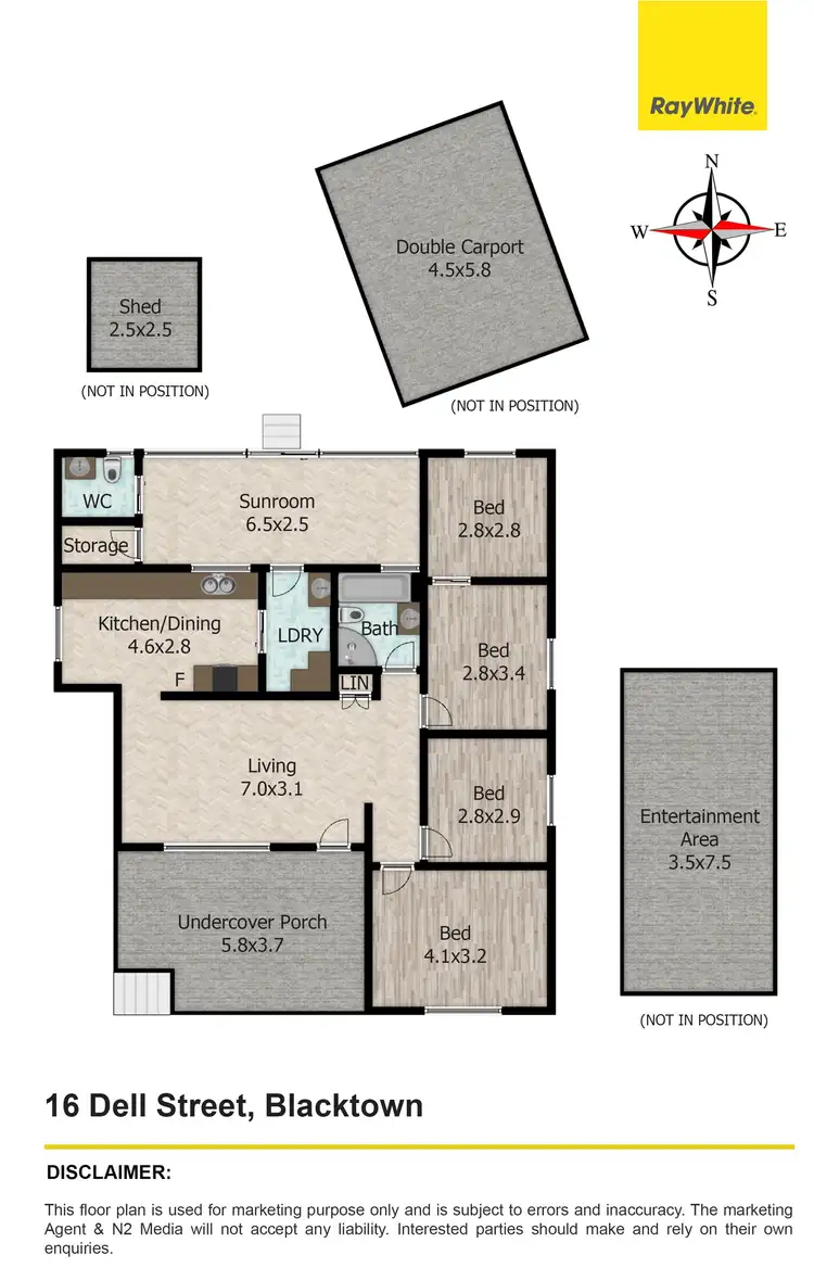 Floorplan of Homely house listing, 16 Dell Street, Blacktown NSW 2148