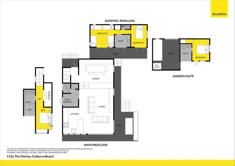 Floorplan of Homely house listing, 113A The Marina, Culburra Beach NSW 2540