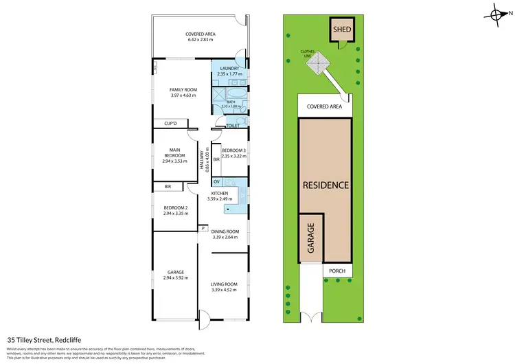 Floorplan of Homely house listing, 35 Tilley Street, Redcliffe QLD 4020