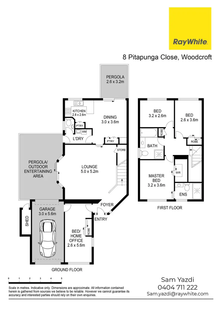 Floorplan of Homely house listing, 8 Pitapunga Close, Woodcroft NSW 2767