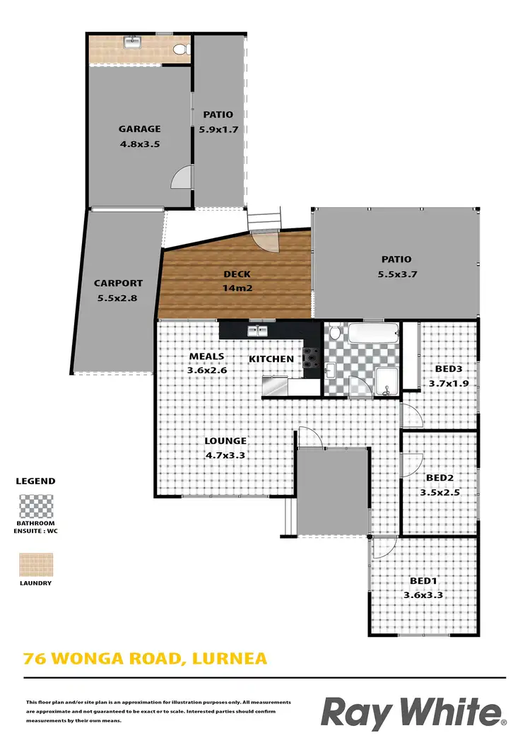 Floorplan of Homely house listing, 76 Wonga Road, Lurnea NSW 2170