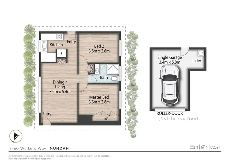 Floorplan of Homely apartment listing, 3/60 Walkers Way, Nundah QLD 4012
