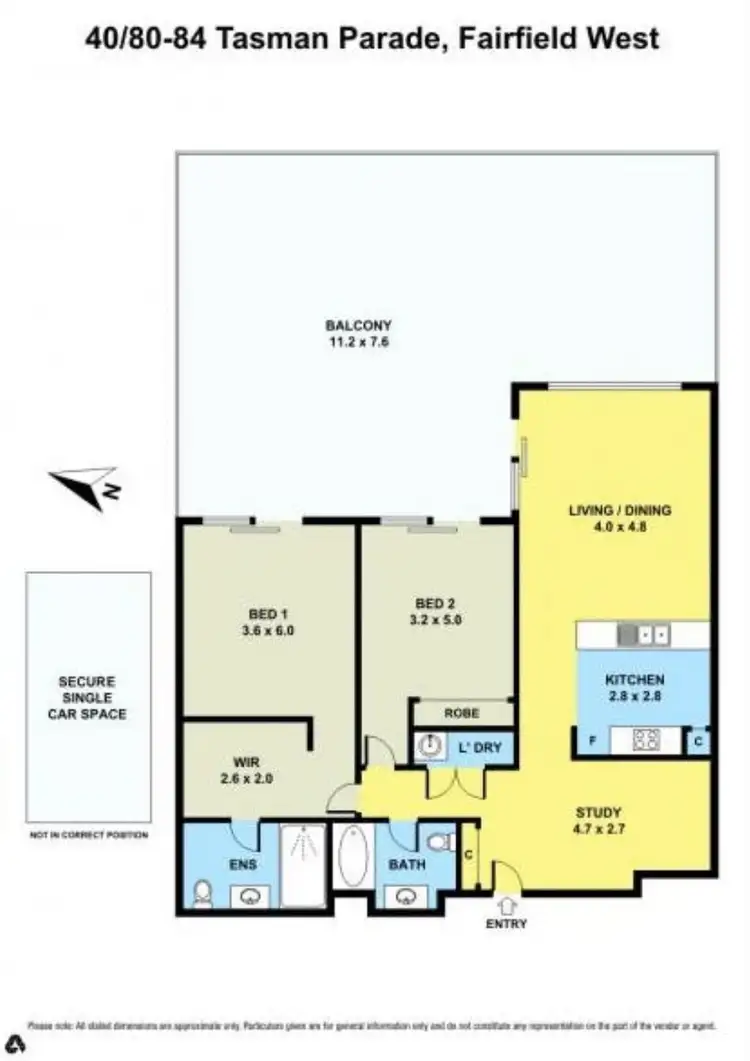 Floorplan of Homely house listing, 40/80-82 Tasman Parade, Fairfield West NSW 2165