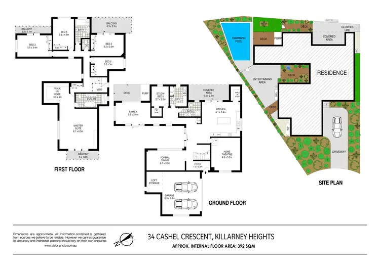 Floorplan of Homely house listing, 34 Cashel Crescent, Killarney Heights NSW 2087