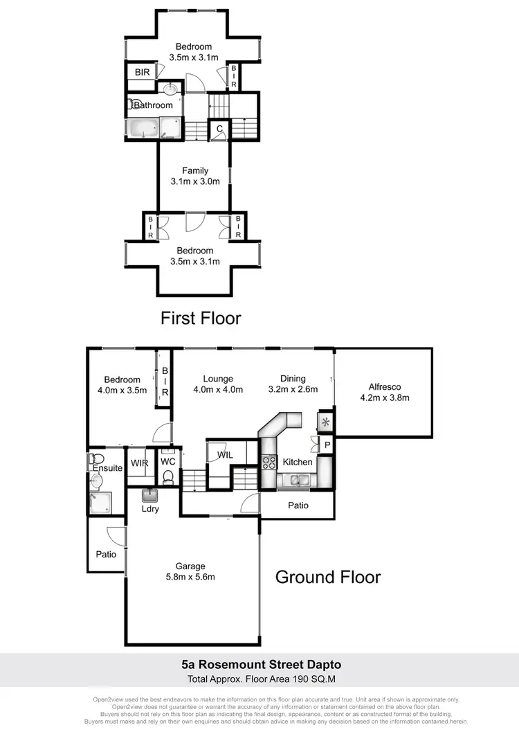 Floorplan of Homely house listing, 5A Rosemount Street, Dapto NSW 2530