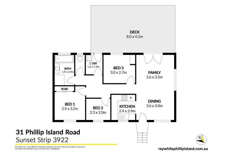 Floorplan of Homely house listing, 31 Phillip Island Road, Sunset Strip VIC 3922