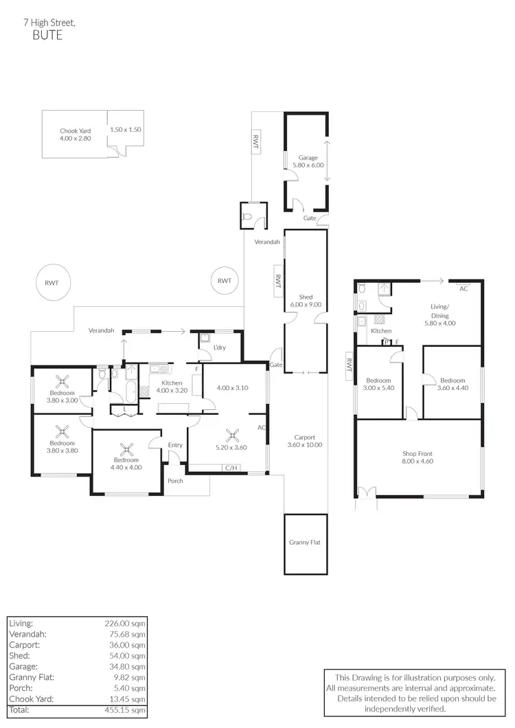 Floorplan of Homely house listing, 7 High Street, Bute SA 5560