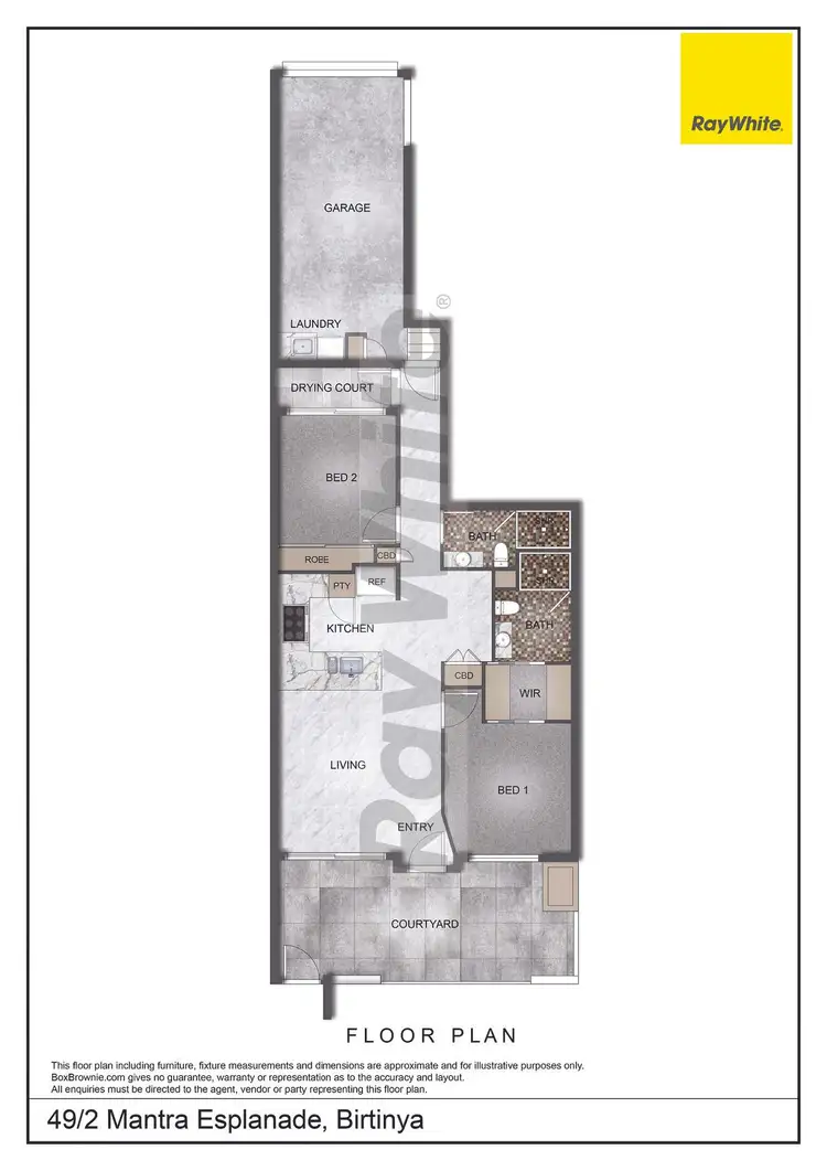 Floorplan of Homely unit listing, 49/2 Mantra Esplanade, Birtinya QLD 4575