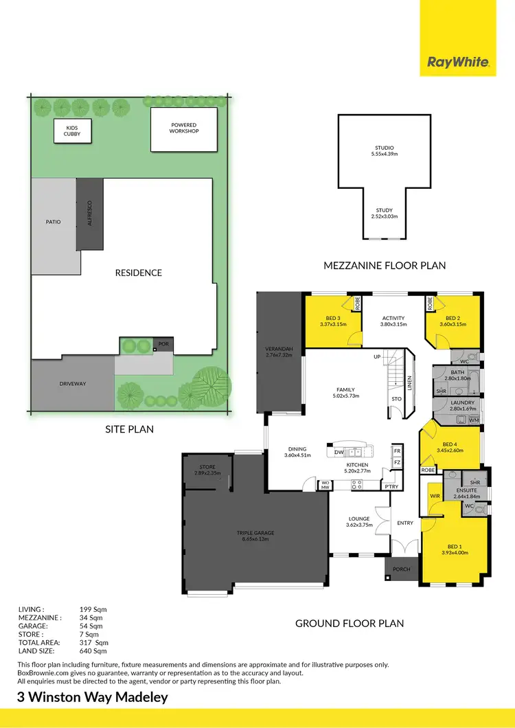 Floorplan of Homely other listing, 3 Winston Way, Madeley WA 6065