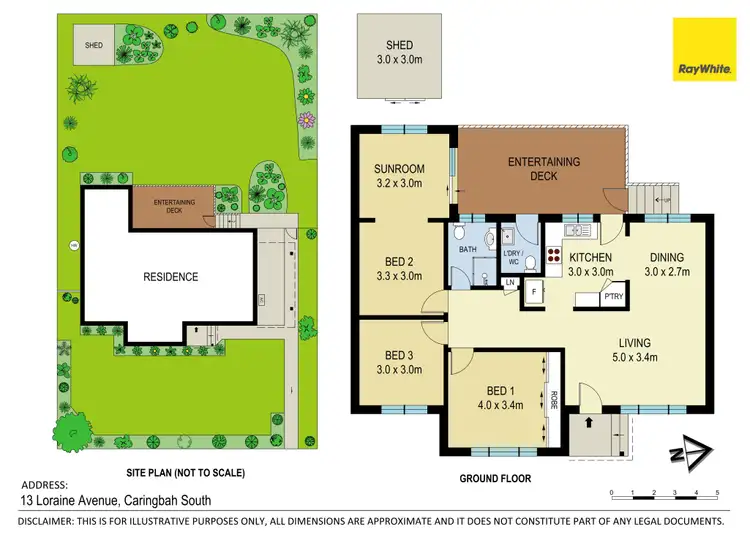 Floorplan of Homely house listing, 13 Loraine Avenue, Caringbah South NSW 2229