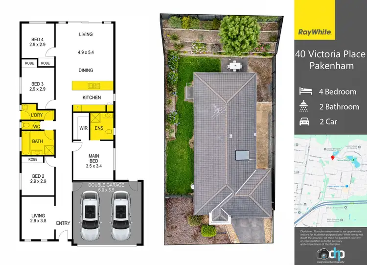 Floorplan of Homely house listing, 40 Victoria Place, Pakenham VIC 3810