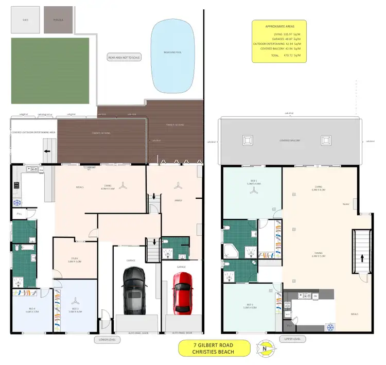 Floorplan of Homely house listing, 7 Gilbert Road, Christies Beach SA 5165