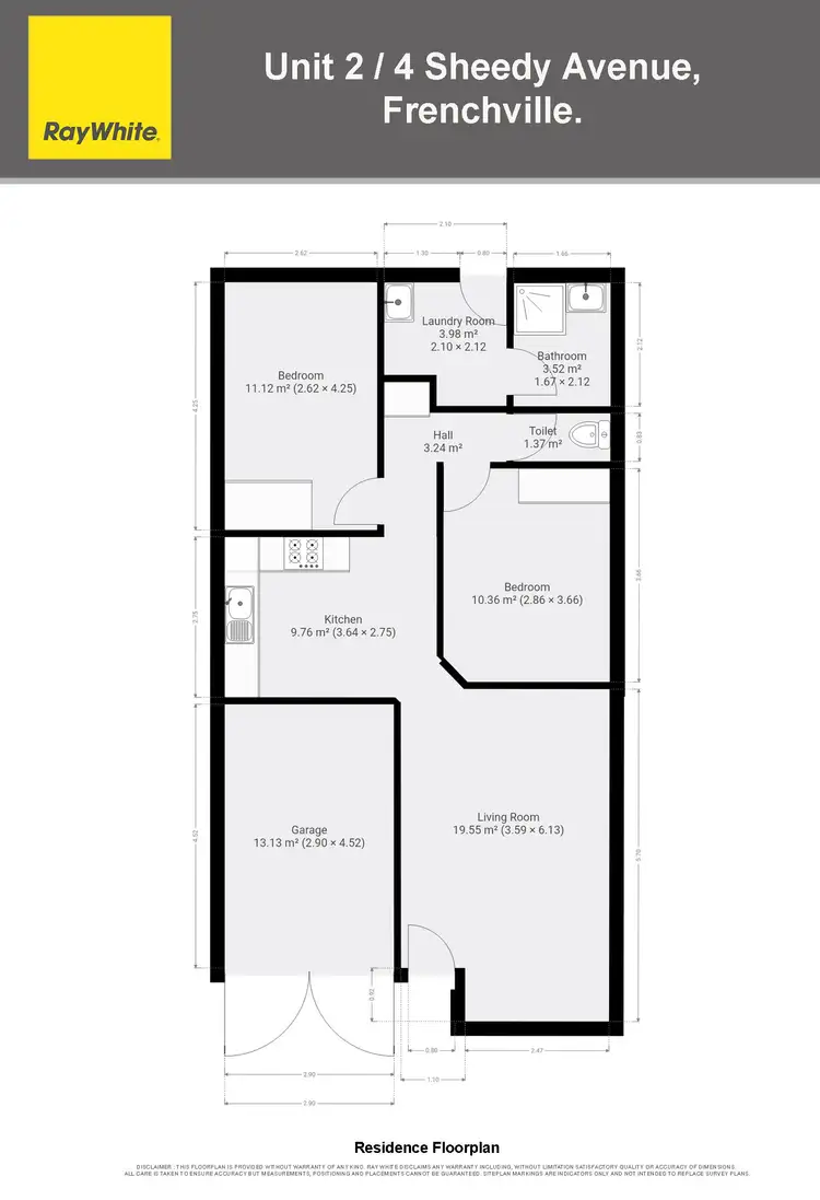 Floorplan of Homely unit listing, 2/4 Sheedy Avenue, Frenchville QLD 4701