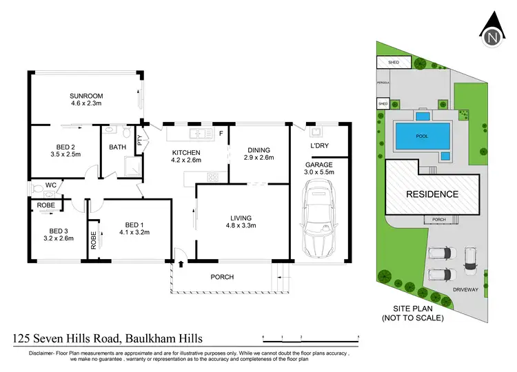 Floorplan of Homely house listing, 125 Seven Hills Road, Baulkham Hills NSW 2153