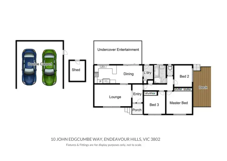 Floorplan of Homely house listing, 10 John Edgcumbe Way, Endeavour Hills VIC 3802