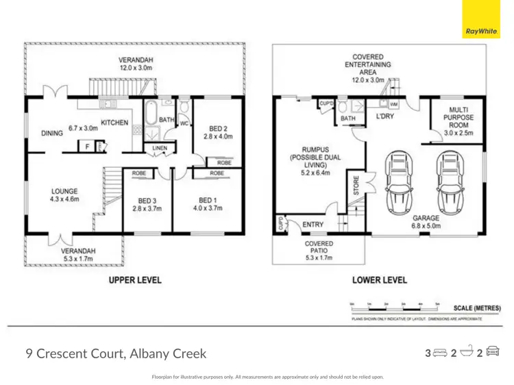 Floorplan of Homely house listing, 9 Crescent Court, Albany Creek QLD 4035