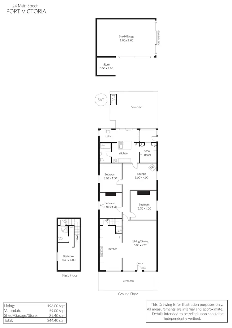 Floorplan of Homely house listing, 21 Main Street, Port Victoria SA 5573