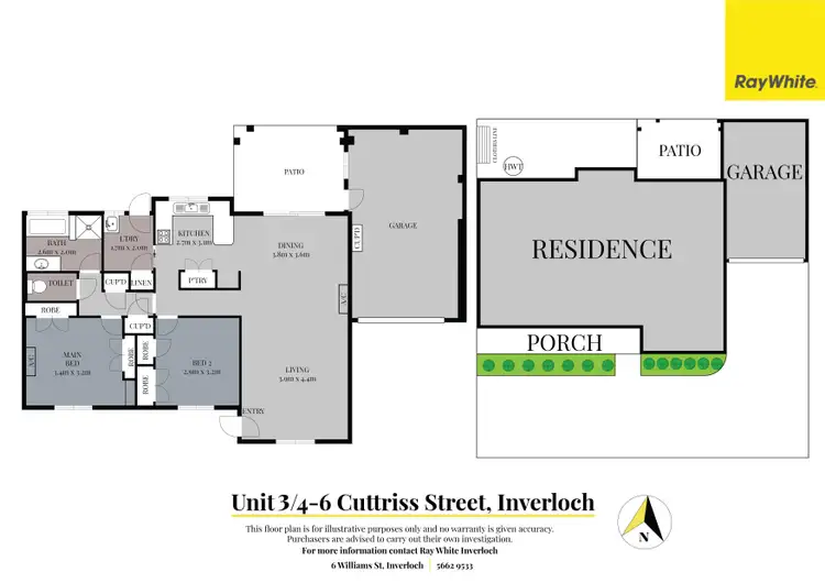 Floorplan of Homely unit listing, 3/4-6 Cuttriss Street, Inverloch VIC 3996