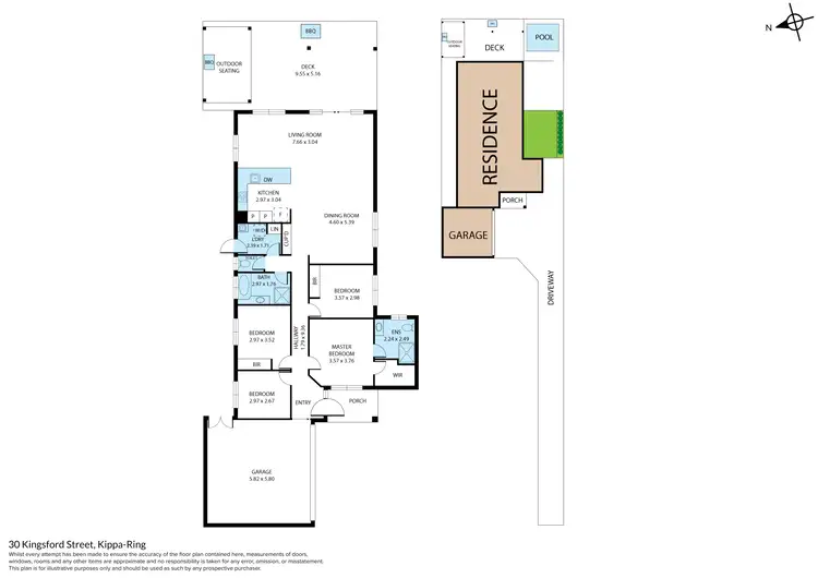 Floorplan of Homely house listing, 30 Kingsford Street, Kippa-Ring QLD 4021