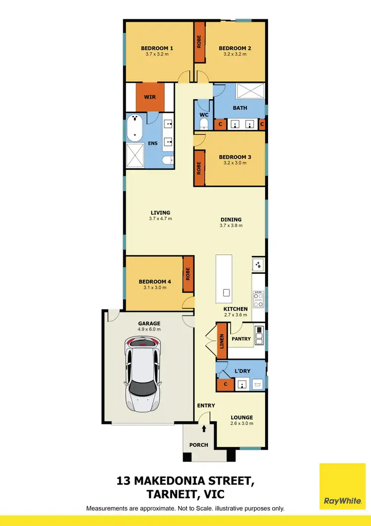 Floorplan of Homely house listing, 13 Makedonia Street, Tarneit VIC 3029