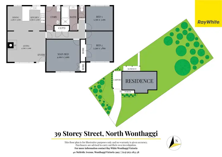 Floorplan of Homely house listing, 39 Storey Street, North Wonthaggi VIC 3995