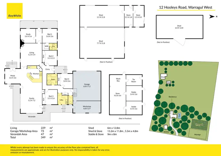 Floorplan of Homely rural property listing, 12 Hooleys Road,, Warragul West VIC 3821