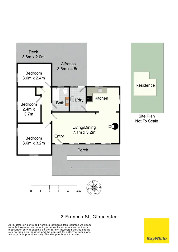 Floorplan of Homely house listing, 3 Frances Street, Gloucester NSW 2422