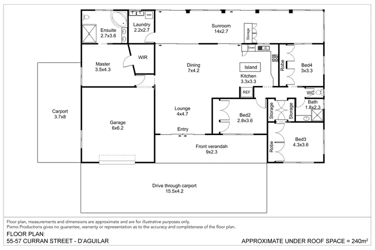 Floorplan of Homely house listing, 55-57 Curran Street, D'aguilar QLD 4514