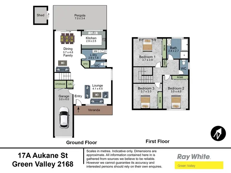 Floorplan of Homely house listing, 17A AUKANE Street, Green Valley NSW 2168