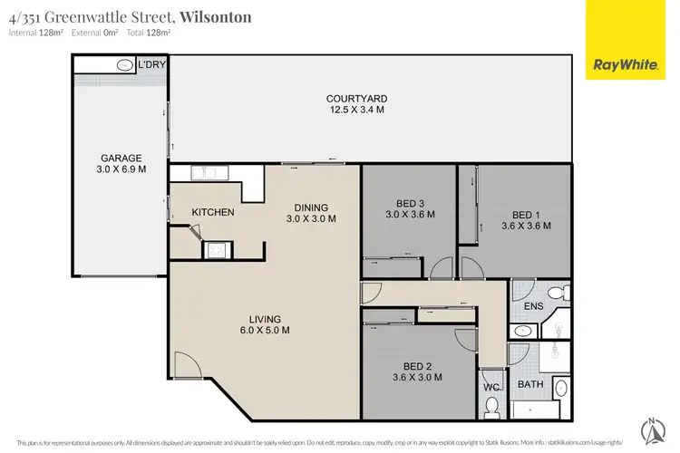 Floorplan of Homely unit listing, 4/351 Greenwattle Street, Wilsonton QLD 4350