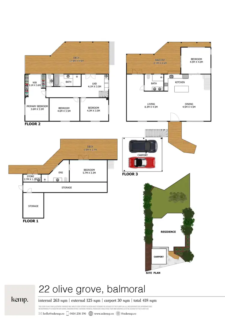 Floorplan of Homely house listing, 22 Olive Grove, Balmoral QLD 4171