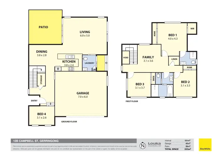 Floorplan of Homely house listing, 12B Campbell Street, Gerringong NSW 2534