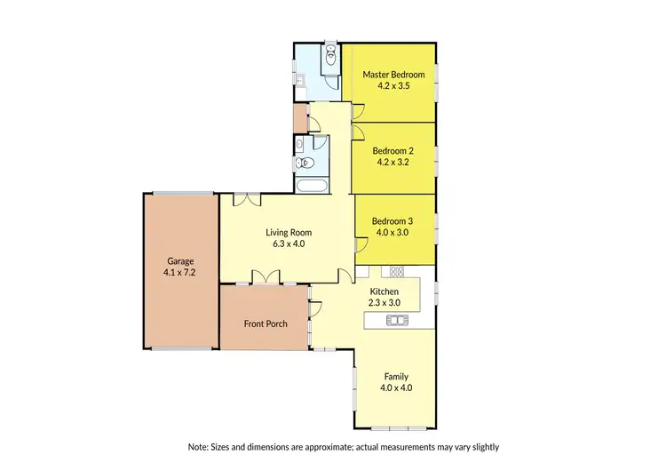 Floorplan of Homely house listing, 169 Morgan Street, Sebastopol VIC 3356