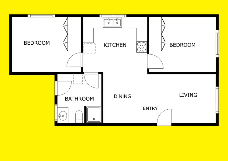 Floorplan of Homely house listing, 1/240 Wade Avenue, Mildura VIC 3500
