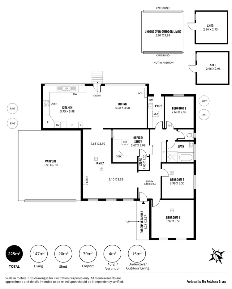 Floorplan of Homely house listing, 43A Harold Lea Way, Hackham SA 5163