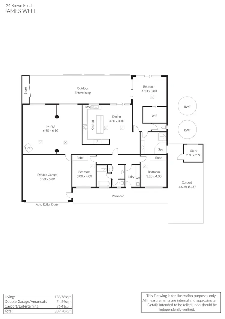 Floorplan of Homely house listing, 24 Brown Road, James Well SA 5571