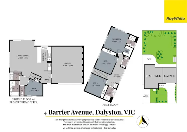 Floorplan of Homely house listing, 4 Barrier Avenue, Dalyston VIC 3992
